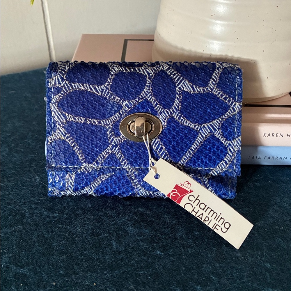 Charming Charlie Turnlock Card Case